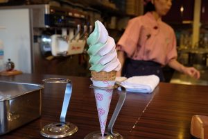 Une glace au Matcha à Kyoto