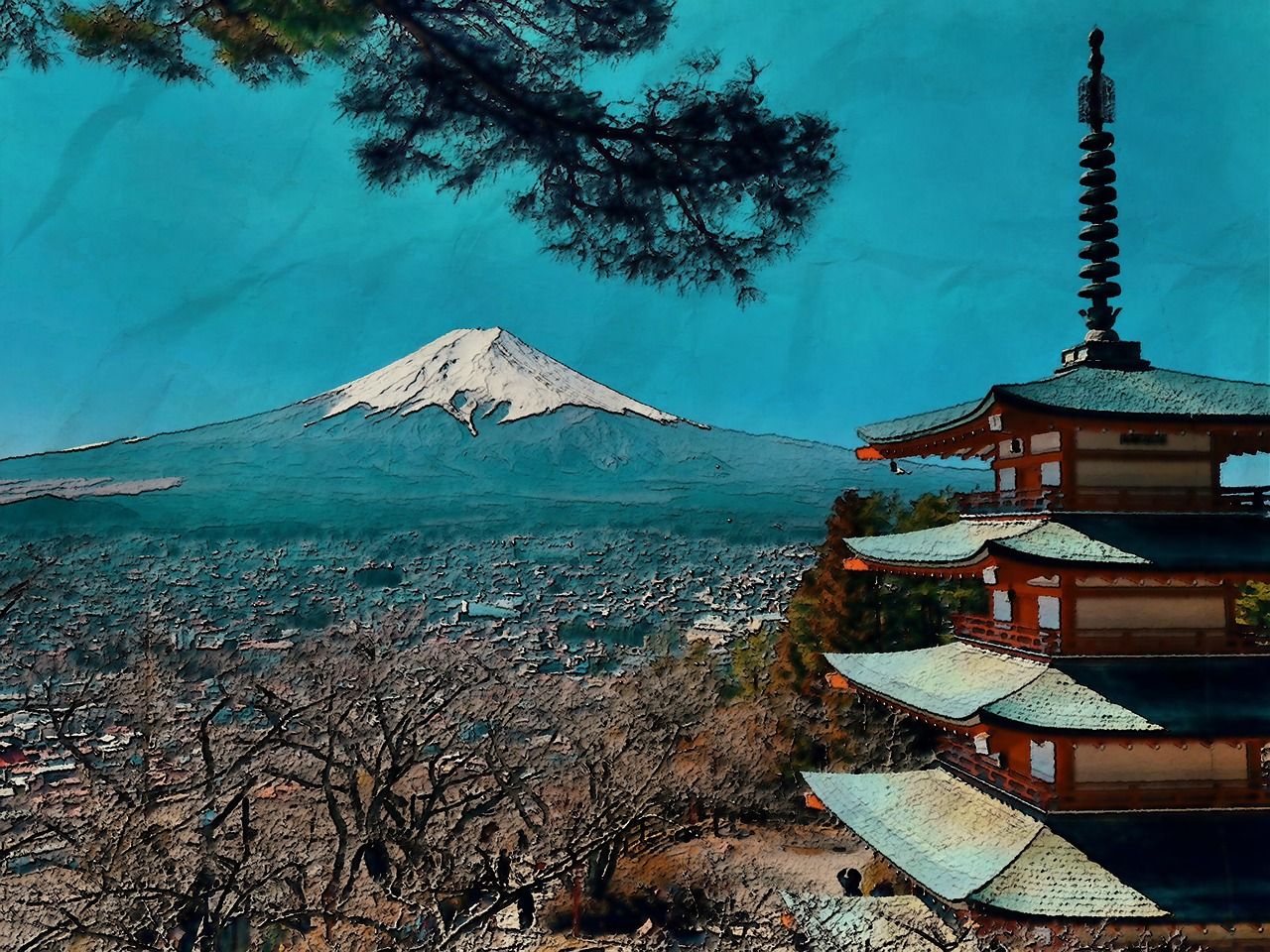 paysage japon