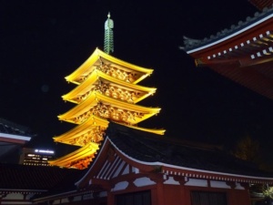 La pagode du Senso-Ji à Asakusa