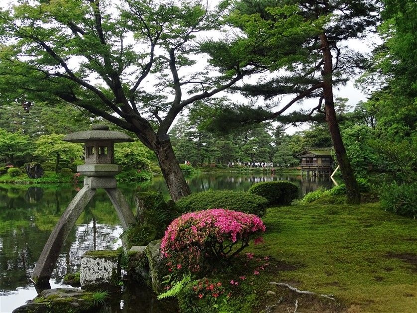 Kenrokuen le jardin de Kanazawa