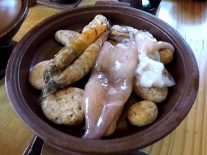Des fruits de mer à Tottori