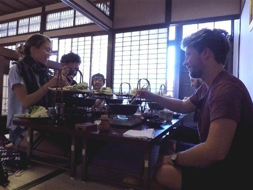 un repas japonais