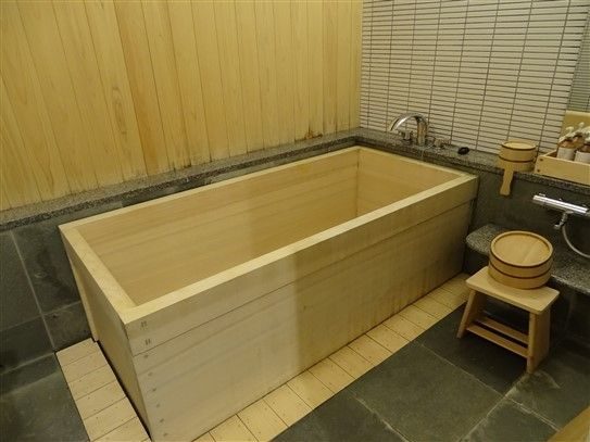 Un bain au Japon