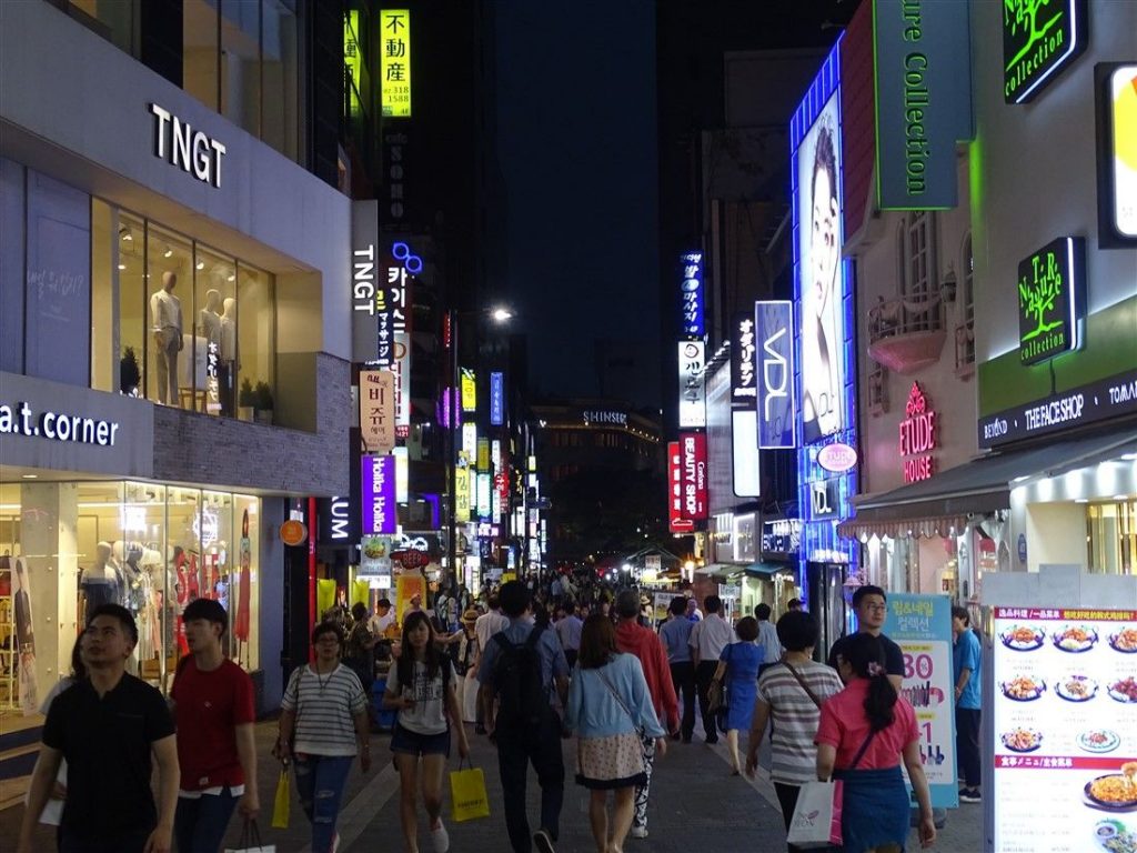 Une soirée à Hongdae