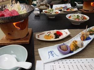 Un repas de Ryokan