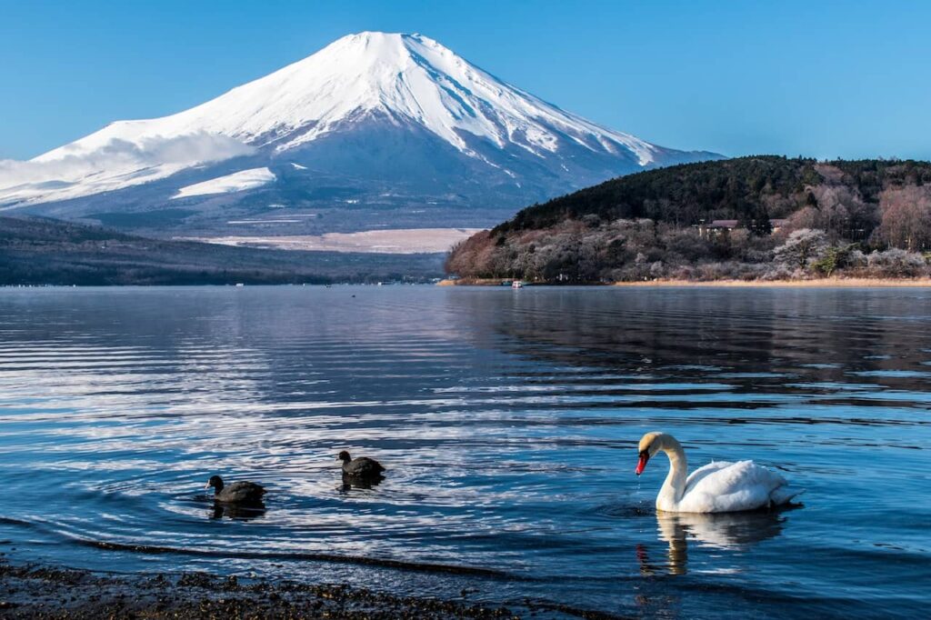 Un lac du Mont Fuji