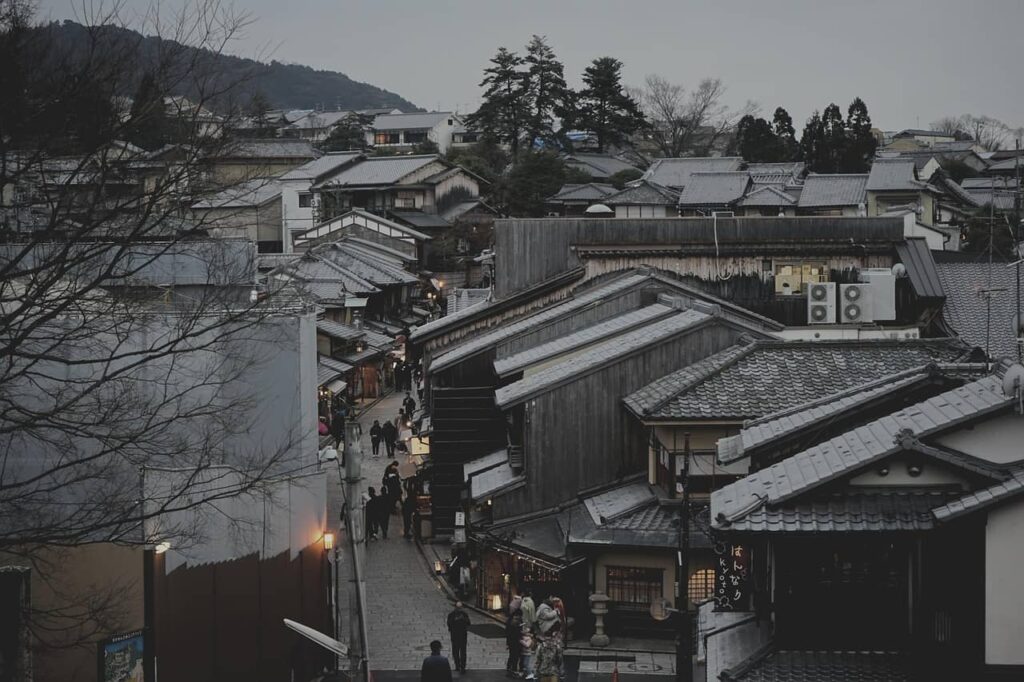 Kyoto dans le froid