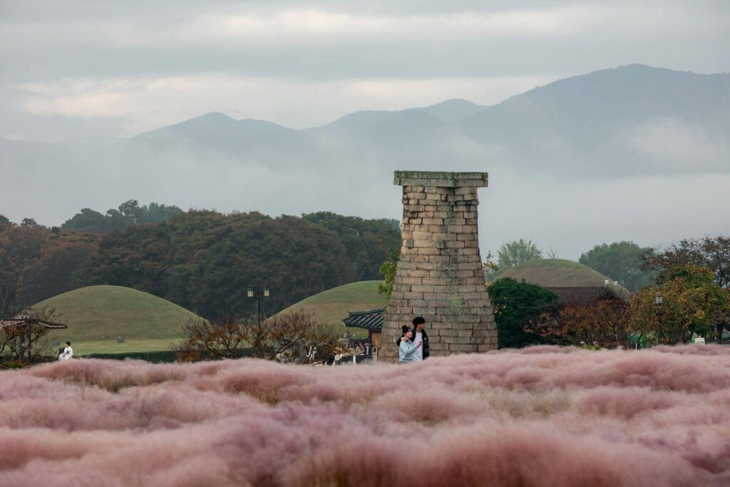 Un couple à Gyeongju