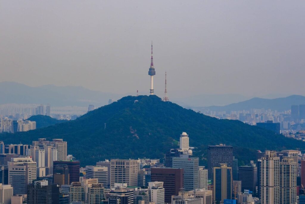 La namsan tower à Séoul
